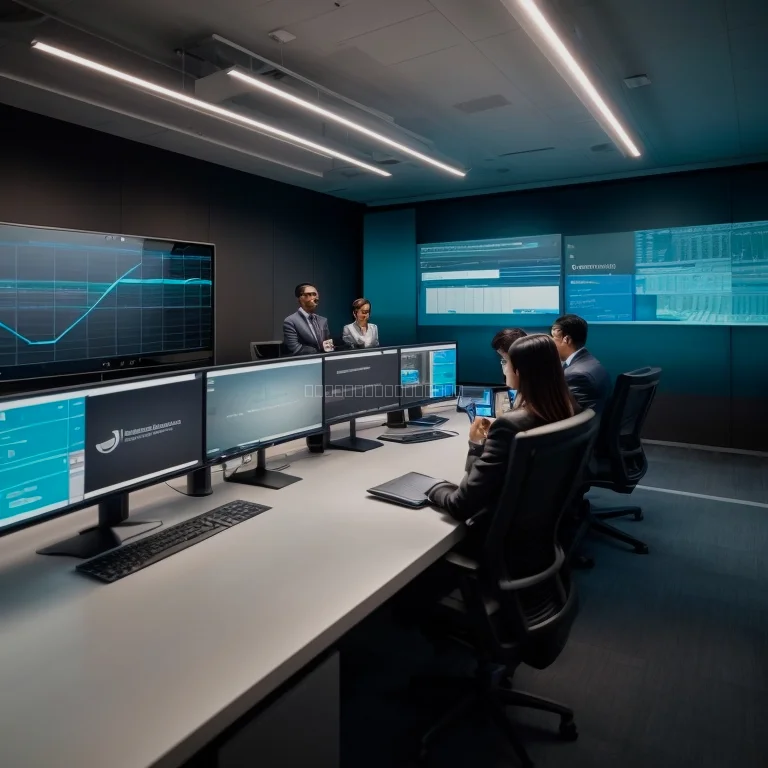 رسوم توضيحية للخدمات السيبرانية